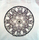 Round Style Tote Black & White